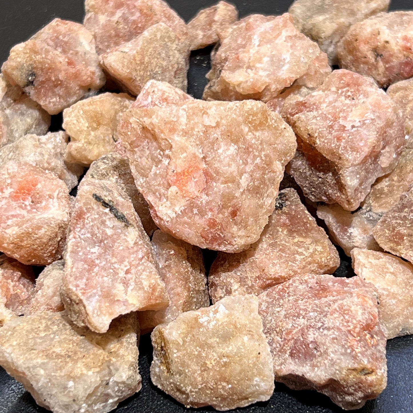 Sunstone (Heliolite) Crystal Rough Raw Stones (By The Piece or Pound)