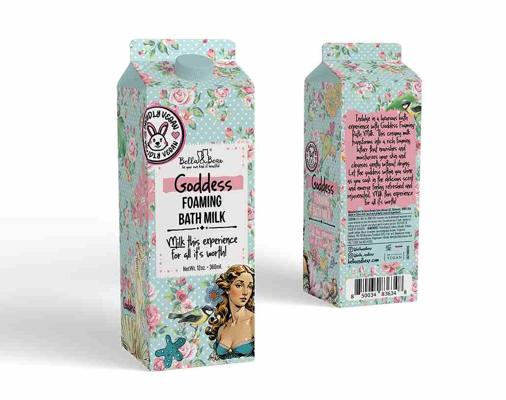 Bella & Bear 12oz Goddess Foaming Bath Milk