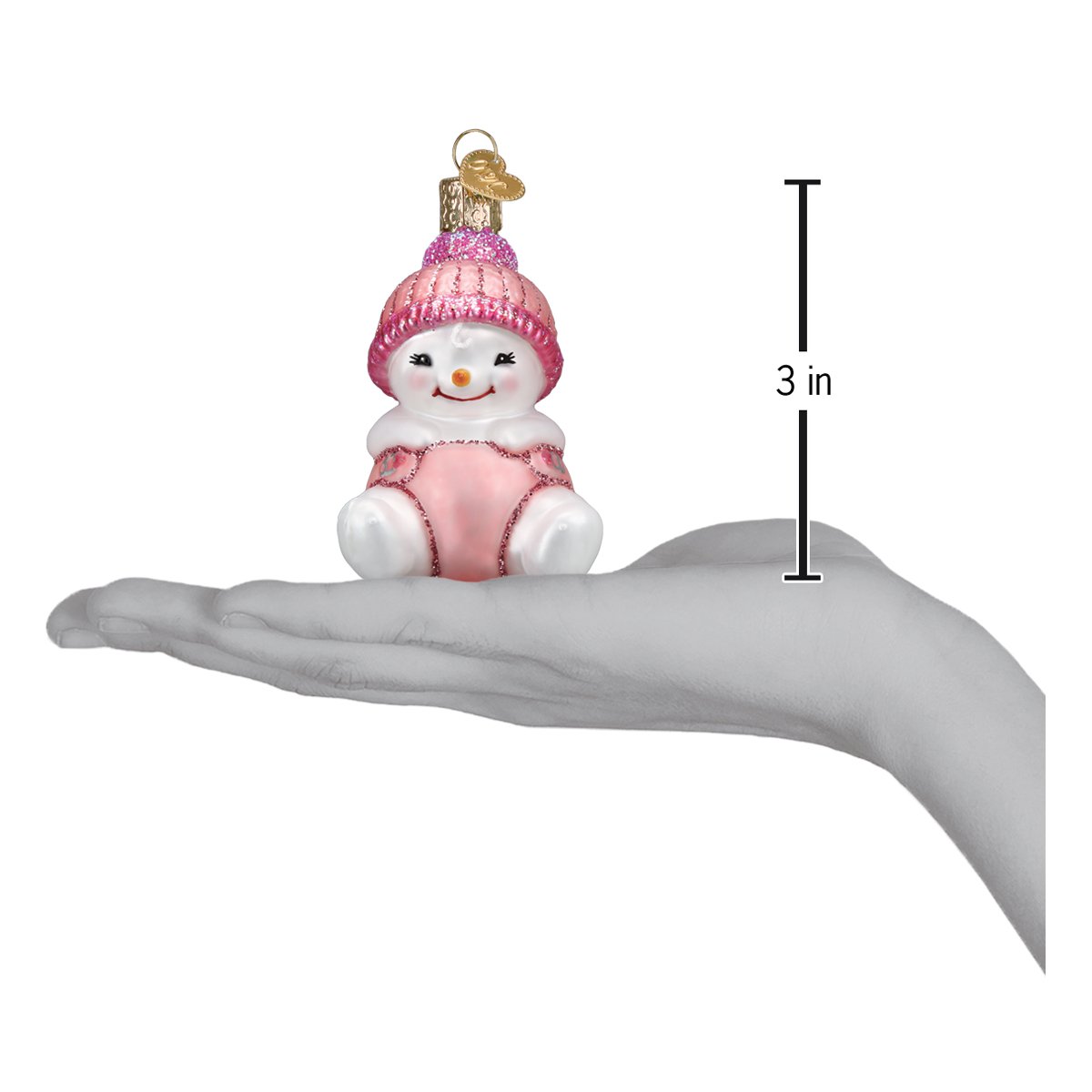 Snow Baby Girl Ornament