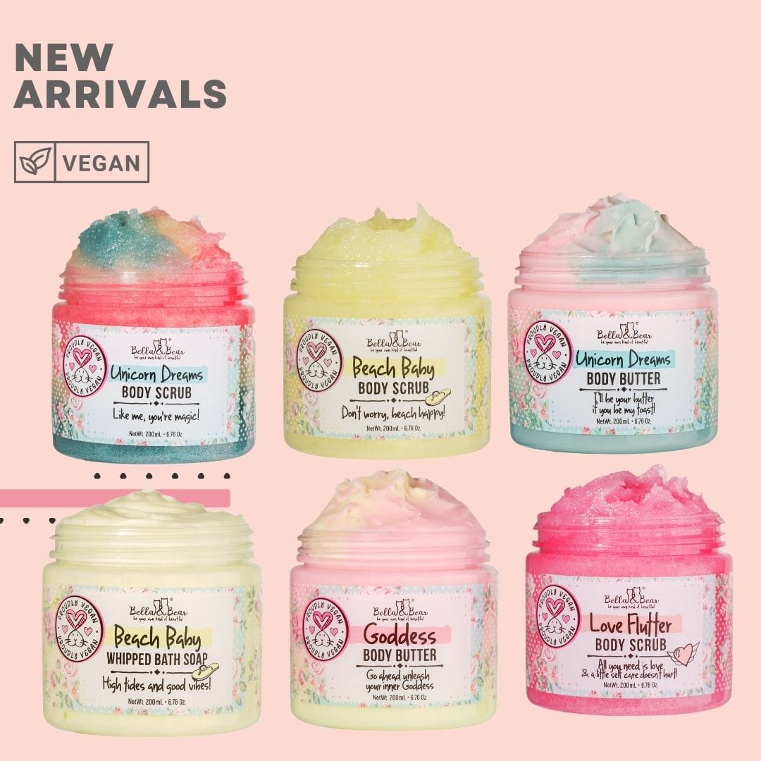 Bella & Bear 6.7oz Vegan Beach Baby Whipped Bath Soap & Shave Cream