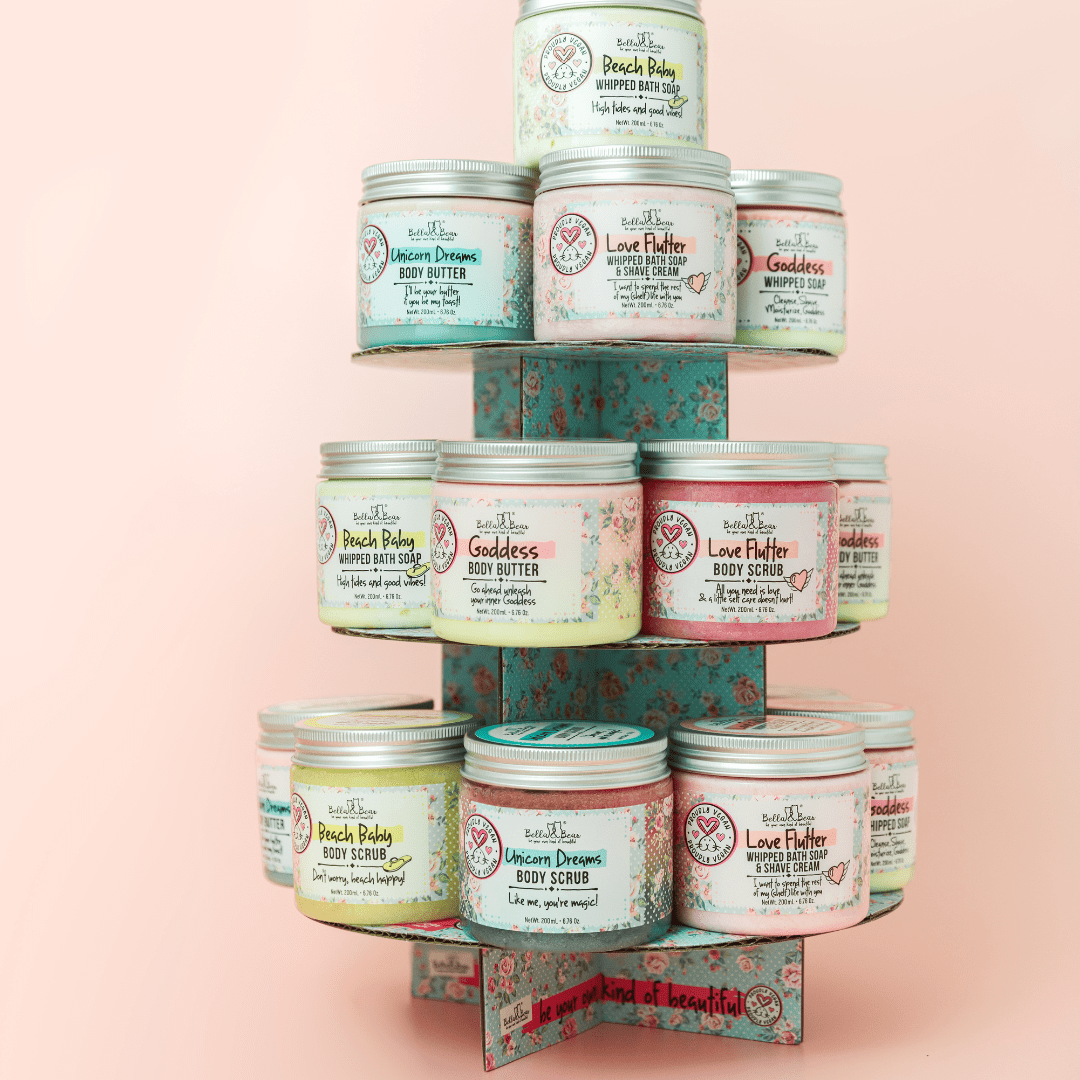 Bella & Bear 6.7oz Vegan & Cruelty Free Beach Baby Body Scrub