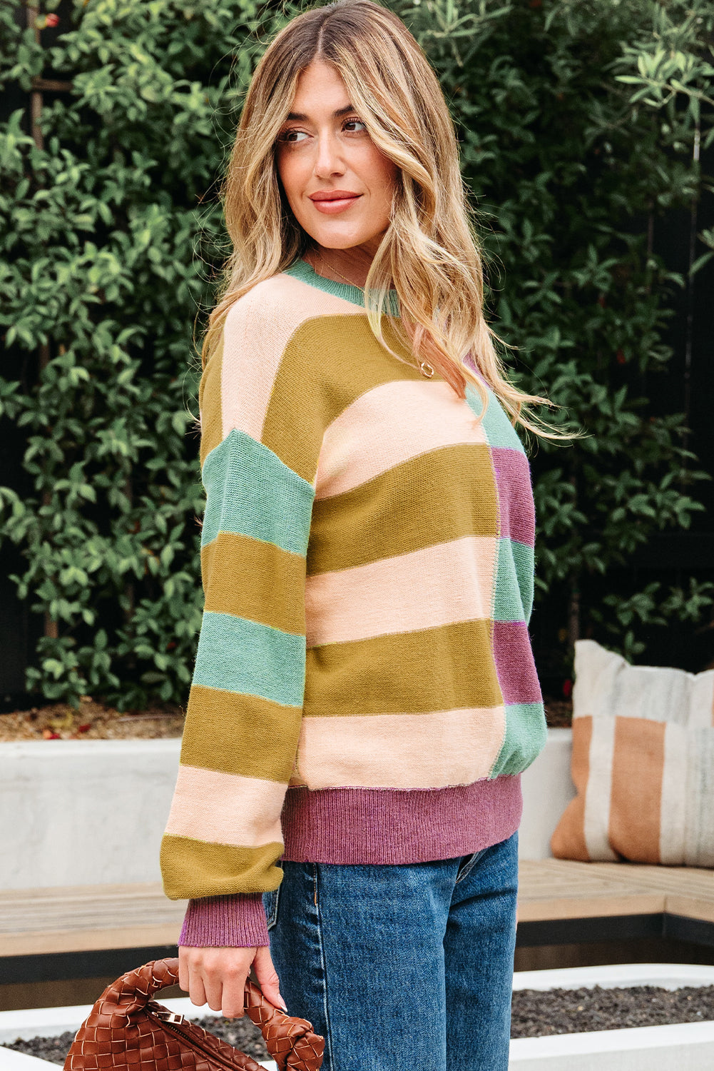 Isabelle Ribbed Edge Casual Sweater