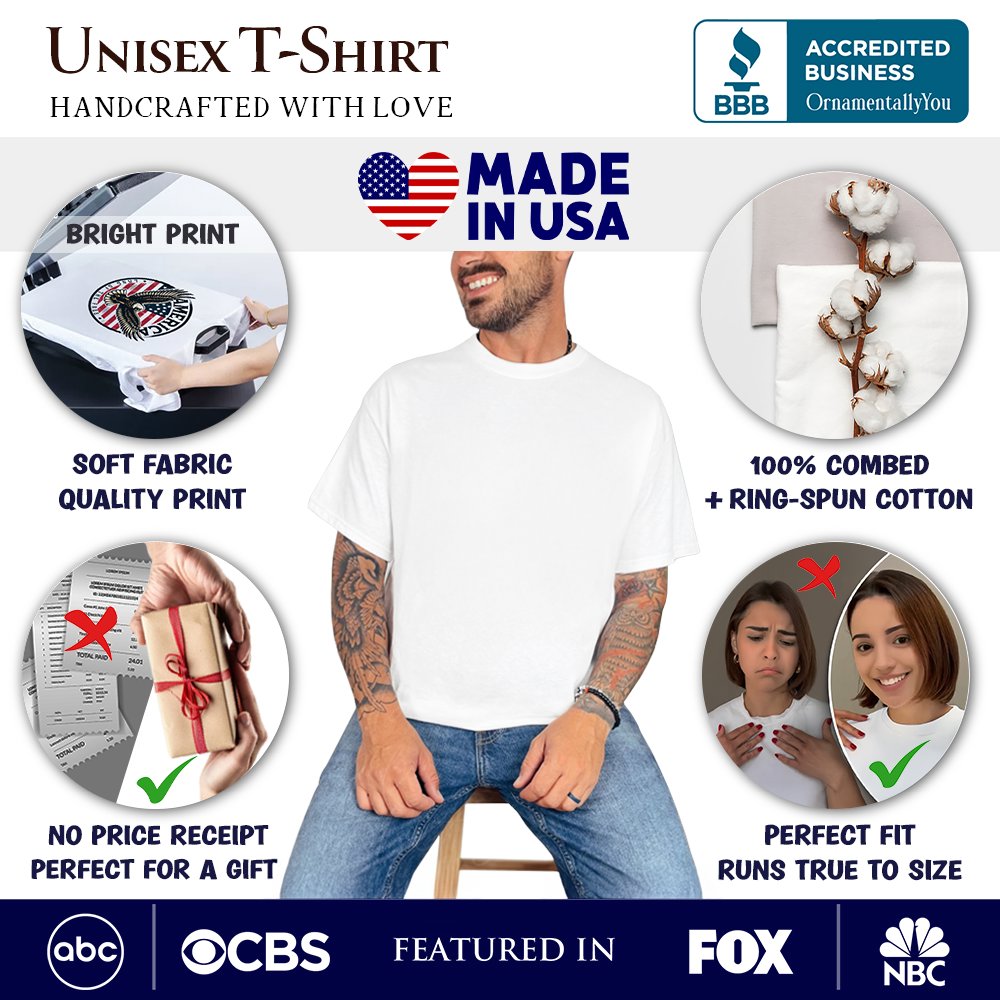 5 Things You Don’t Mess With Dad T-Shirt, Black and White Patriotic Father Tee with Bold Statement
