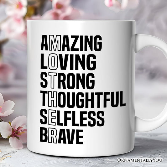 Inspirational Mother's Definition Coffee Mug, Thoughtful Gift for Her