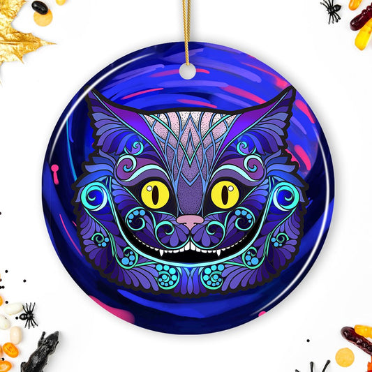 Cheshire Cat Christmas Ornament