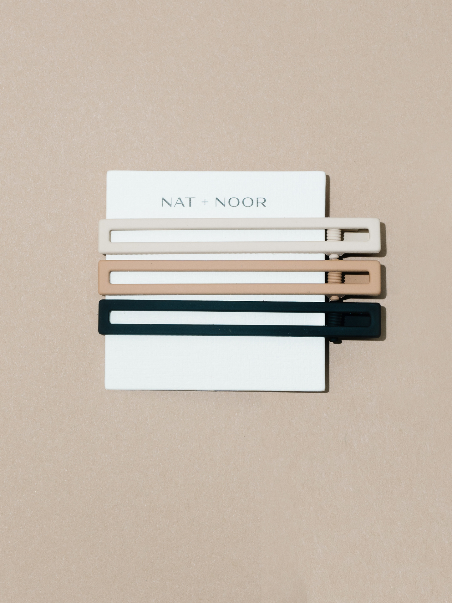 Yarrow Hair Clips - Cacao