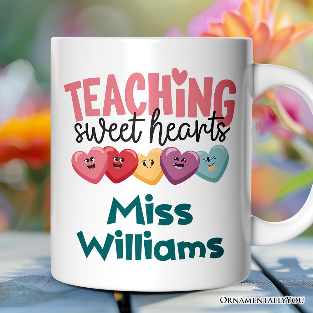 Teacher Personalized Mug, Appreciation Custom Gift with Name