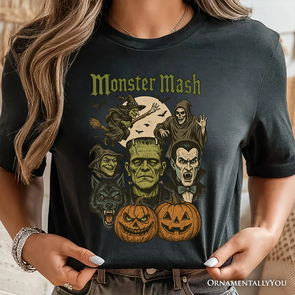 Monster Mash Classic T-Shirt, Halloween Monsters Tee for The Spooky Season
