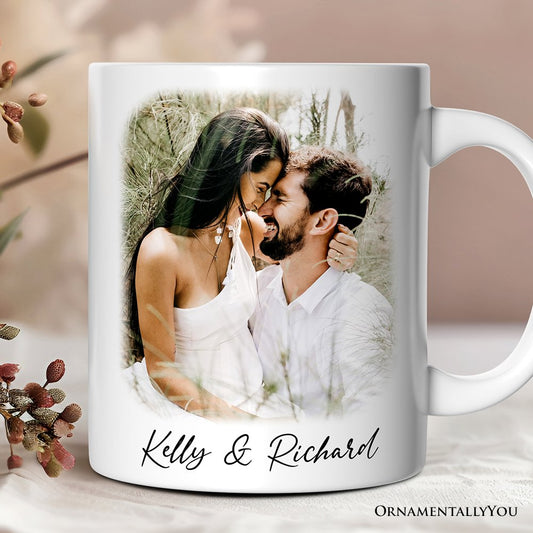 Personalized Photo Mug With Text, Custom Family Gift