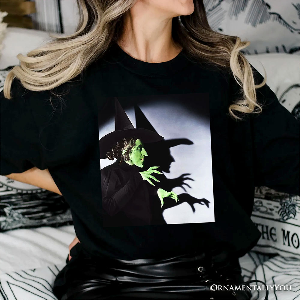 Vintage Wicked Witch of the West Graphic T-Shirt, Wizard of Oz Halloween Tee