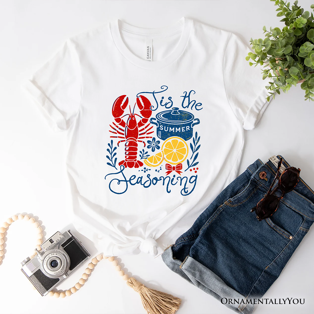 Crawfish Boil Season Summer T-Shirt, Seafood Funny Retro Tee