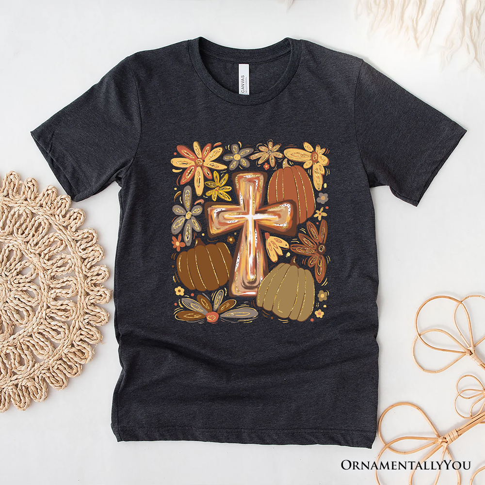 Fall Blessings T-Shirt, Autumn Christian Faith Tee
