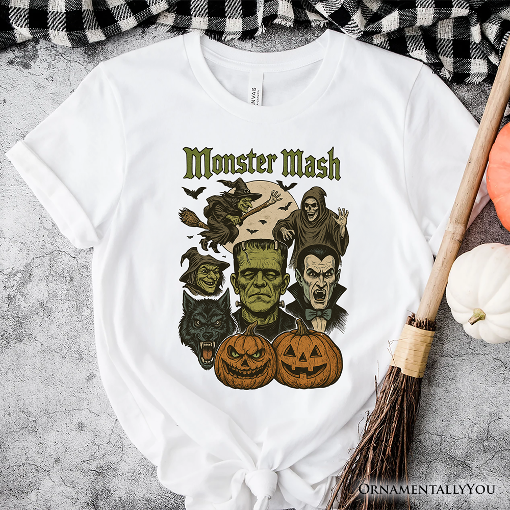 Monster Mash Classic T-Shirt, Halloween Monsters Tee for The Spooky Season