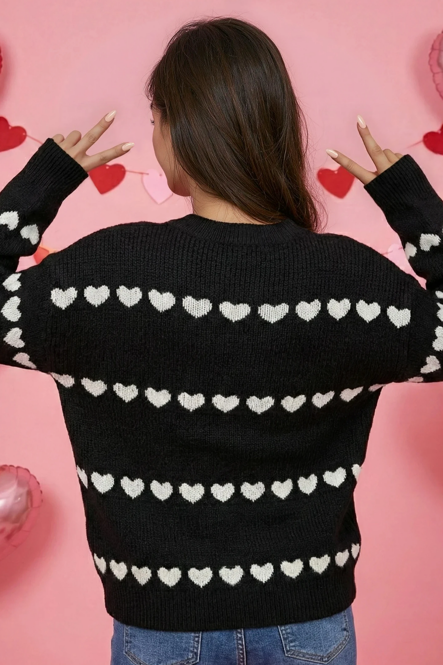Heart Knit Sweater
