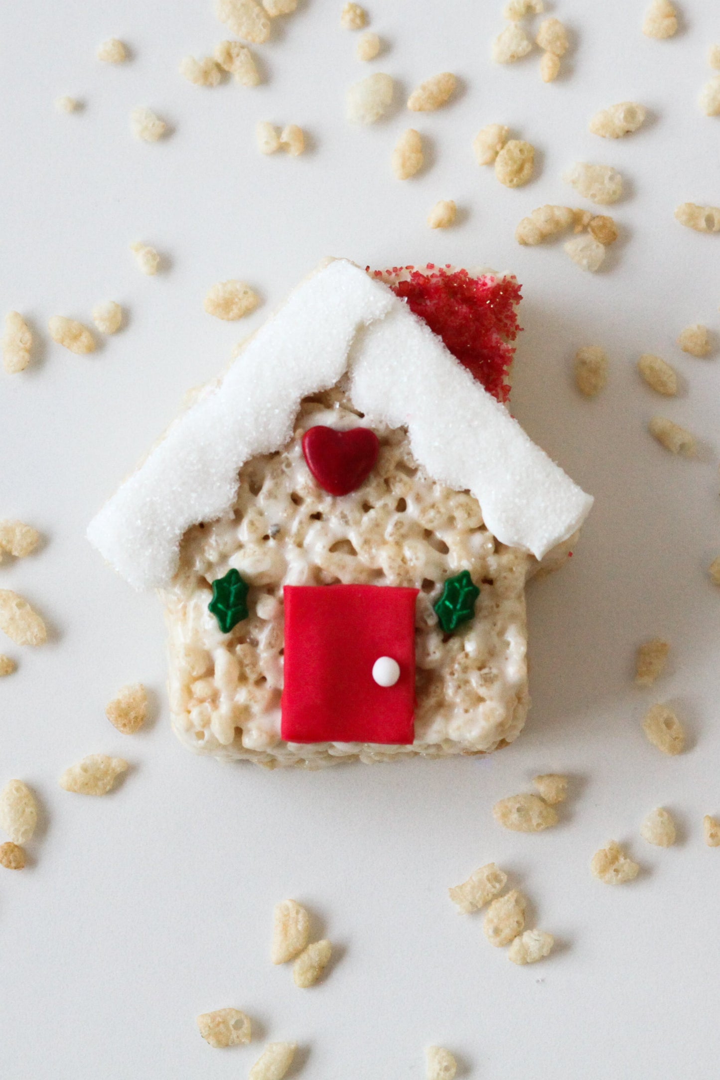Gingerbread House Rice Crispie Treats
