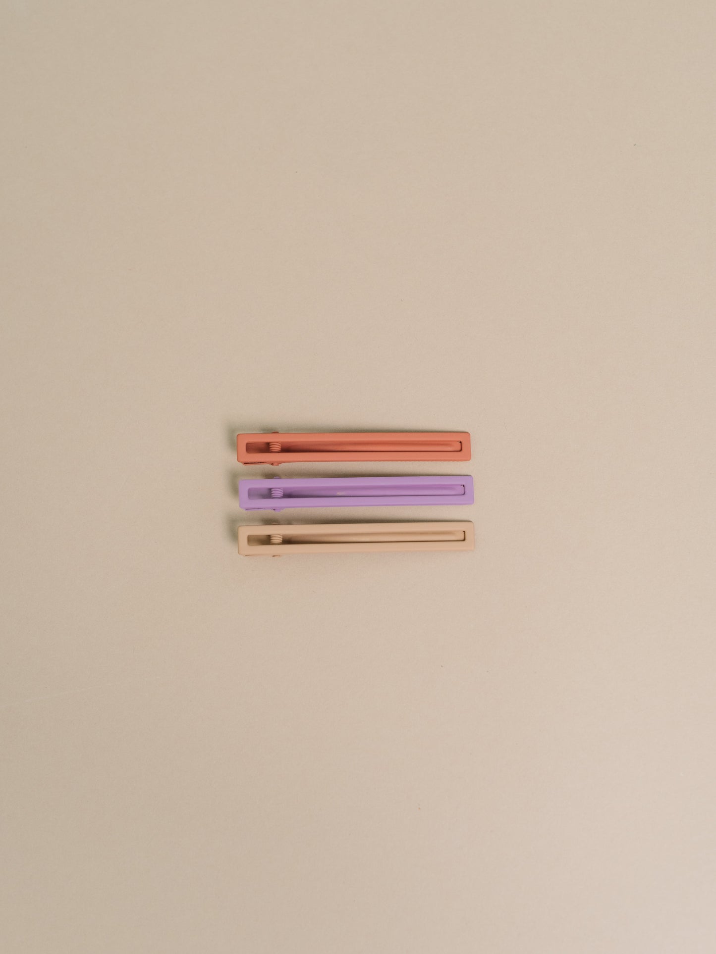 Yarrow Hair Clips - Sunset