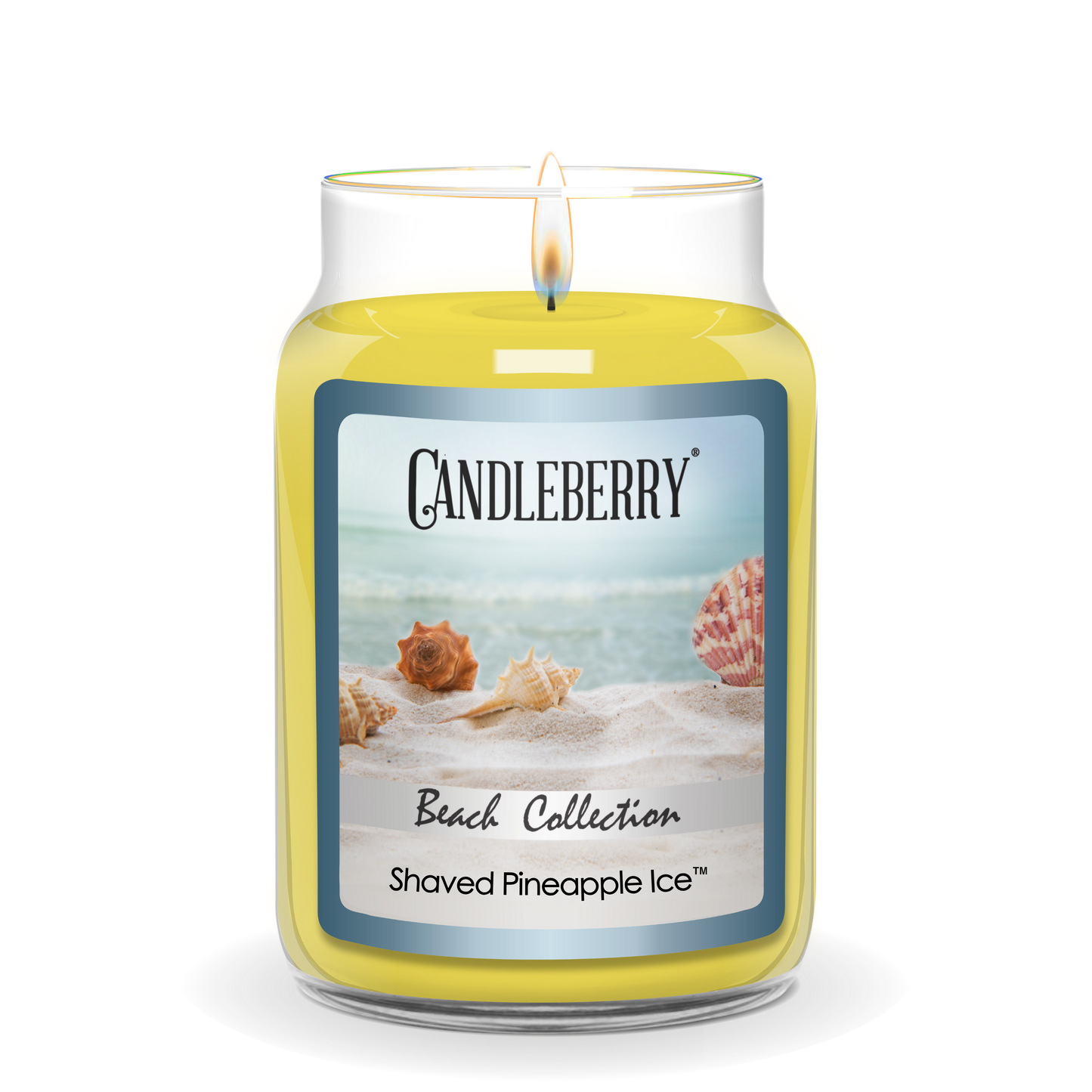 Beach Collection - Shaved Pineapple Ice™, Large Jar Candle