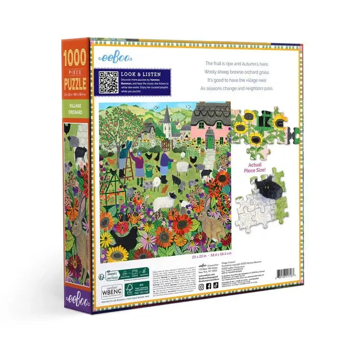 Village Orchard 1000 Piece Jigsaw Puzzle eeBoo