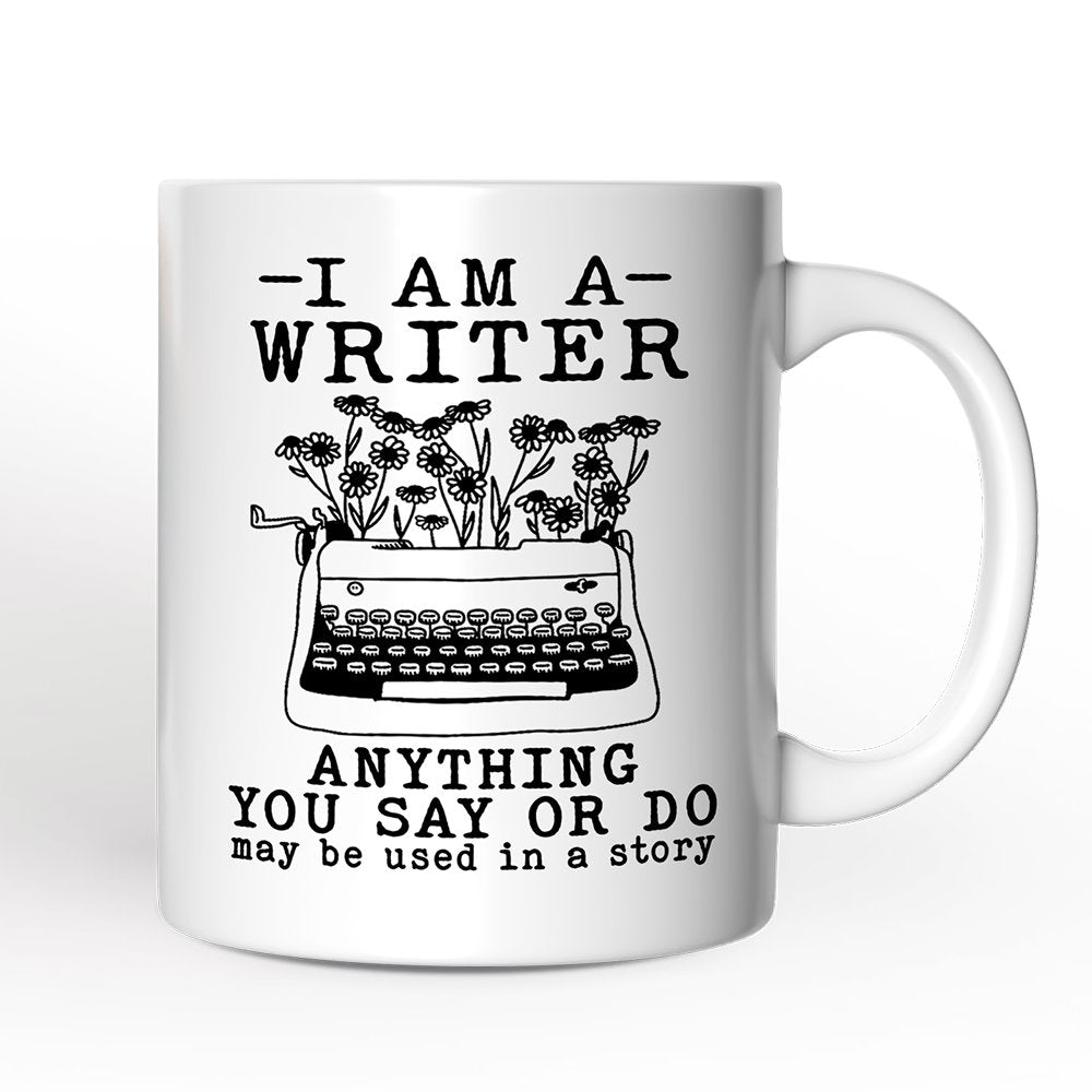 I Am A Writer Personalized Mug, Book Lover Gift With Custom Name