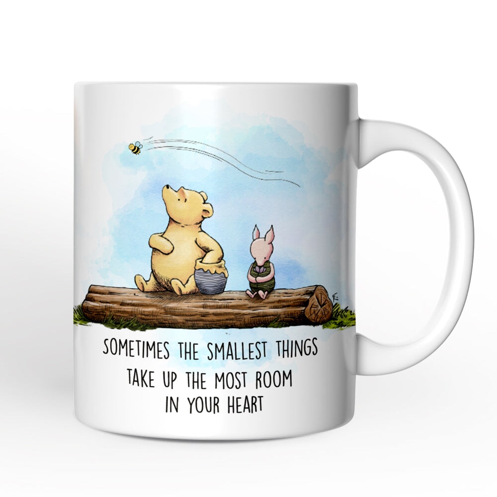 Pooh Bear’s Heartwarming Quote Personalized Mug, Sentimental Appreciation Gift