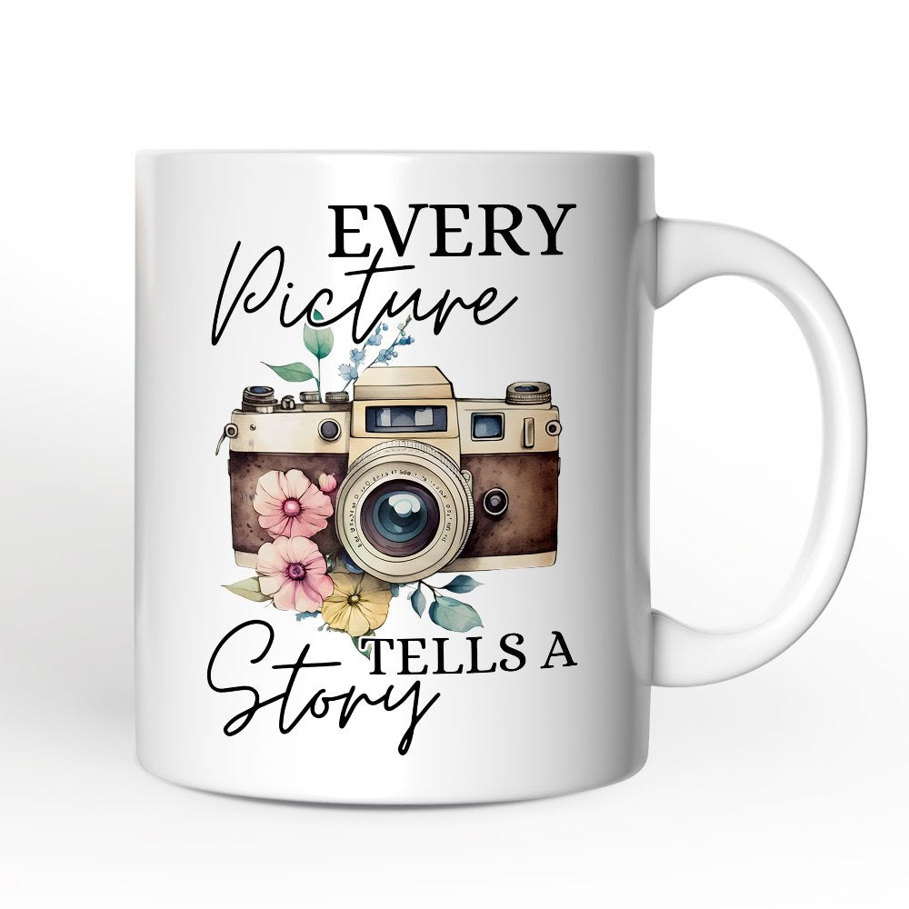 Vintage Photography Personalized Mug, Custom Gift with Name for Photographers