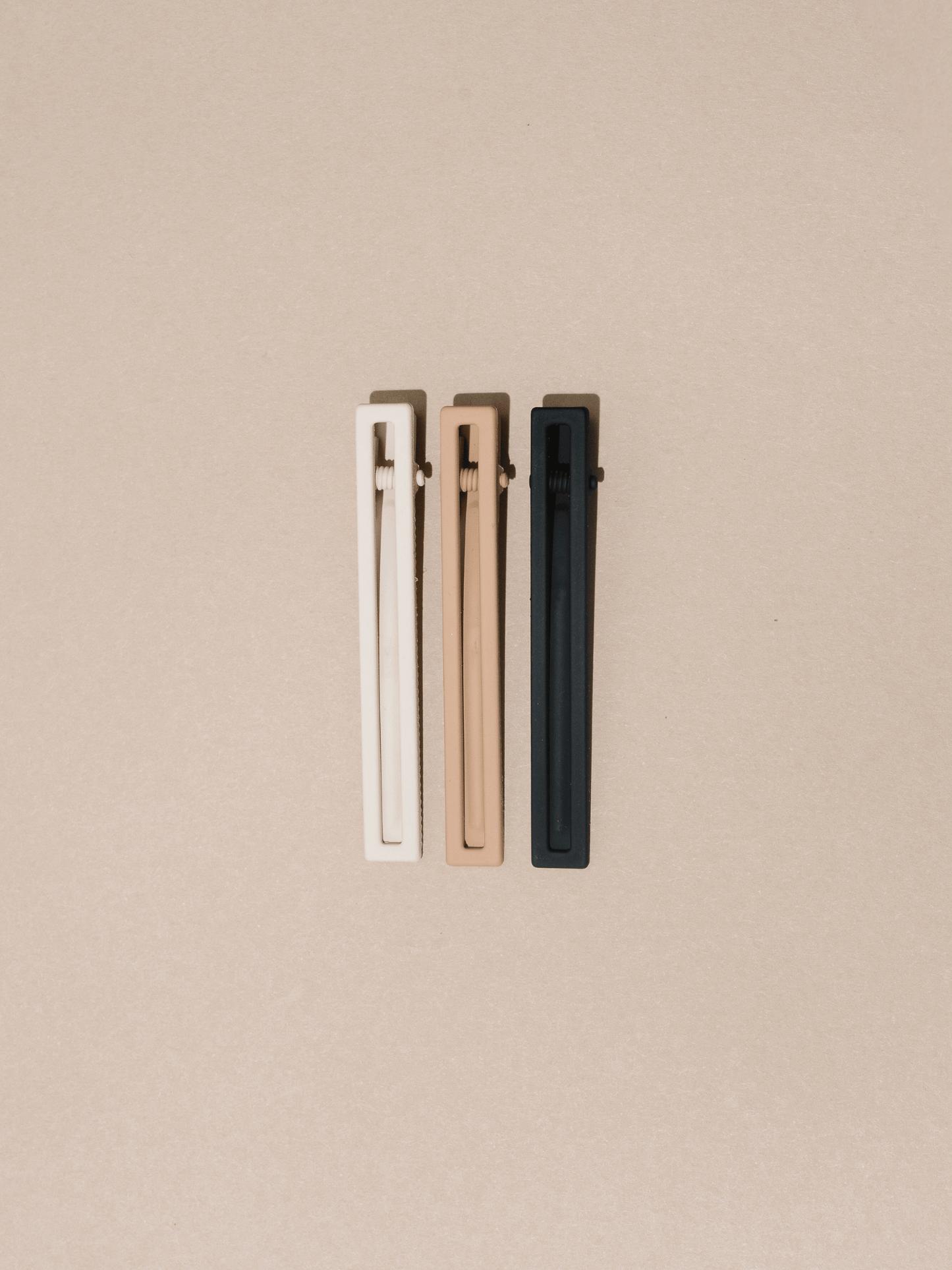 Yarrow Hair Clips - Cacao