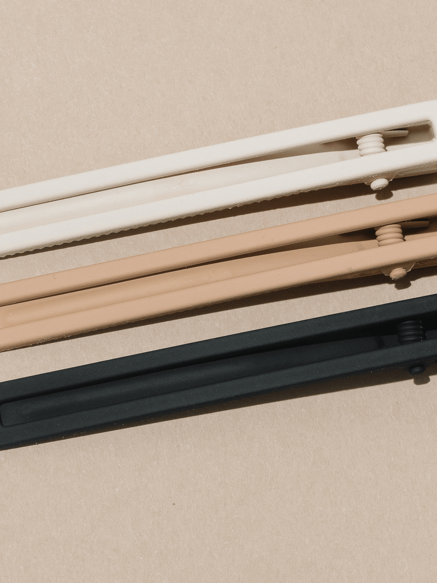 Yarrow Hair Clips - Cacao