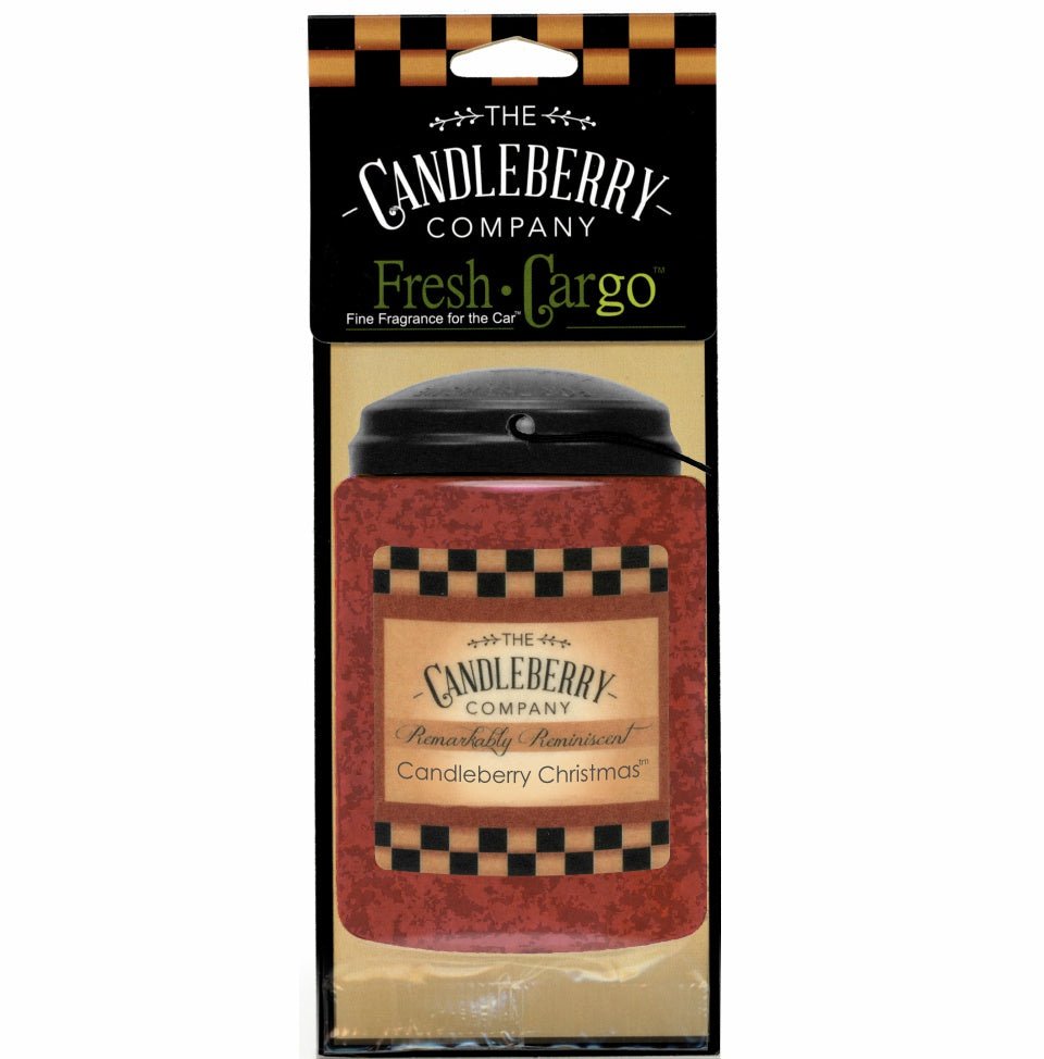 Candleberry Christmas™- "Fresh Cargo"®, Scent for the Car (2-PACK)
