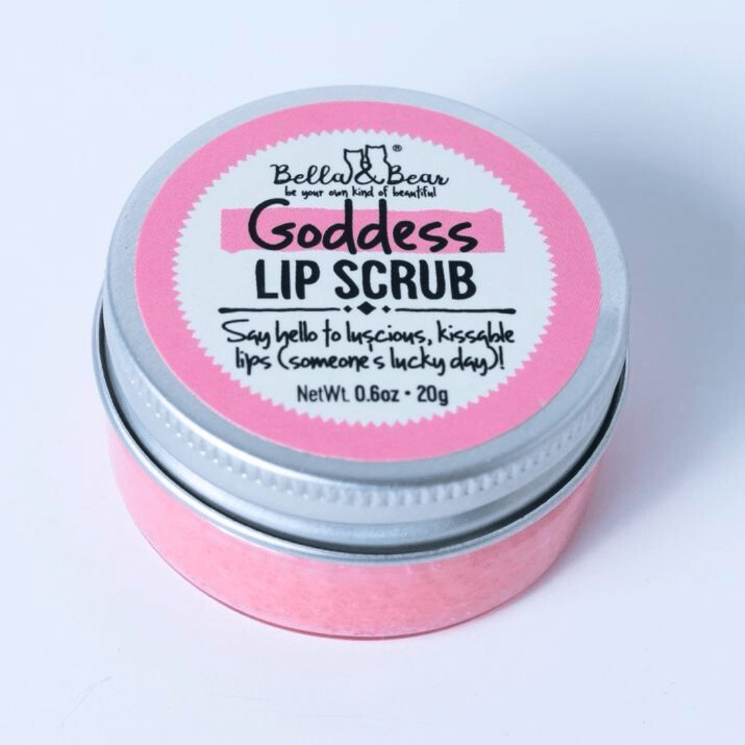 Bella & Bear Goddess Lip Scrub for exfoliating and smoothing