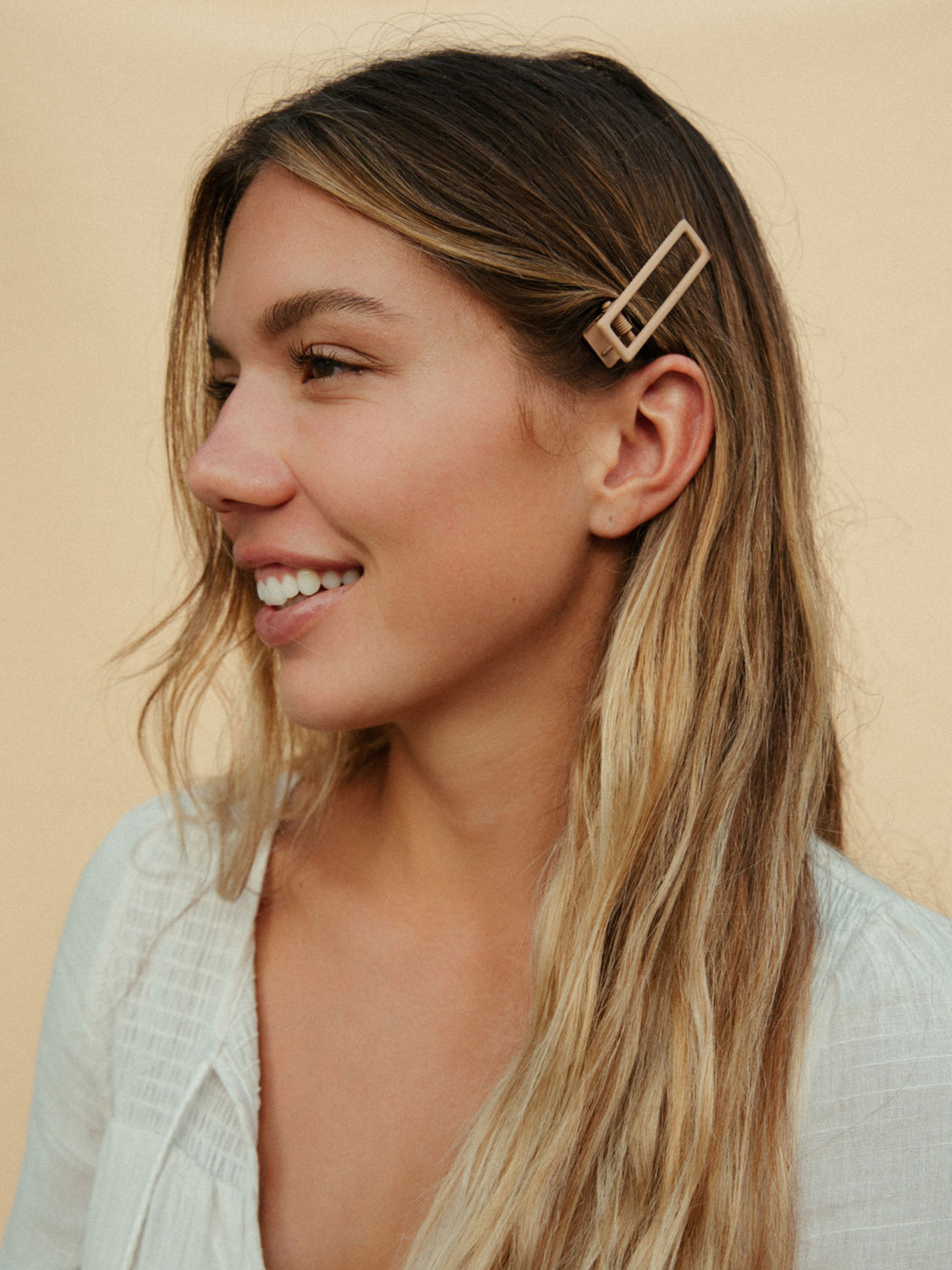 Lu Lu Hair Clips - Mauve + Pink