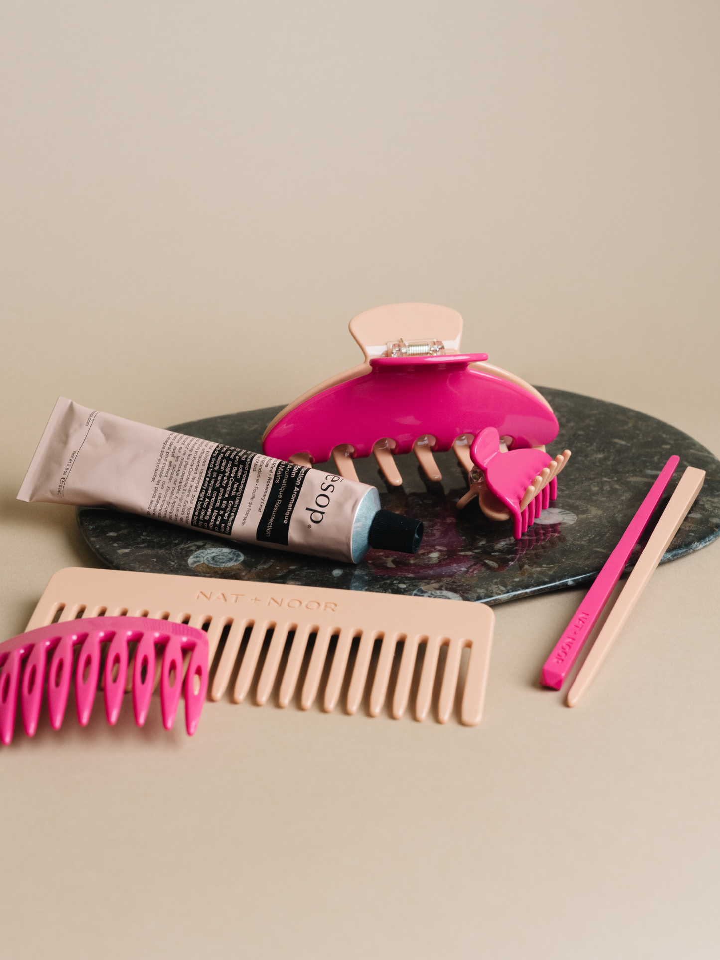 Side Hair Comb - Radish