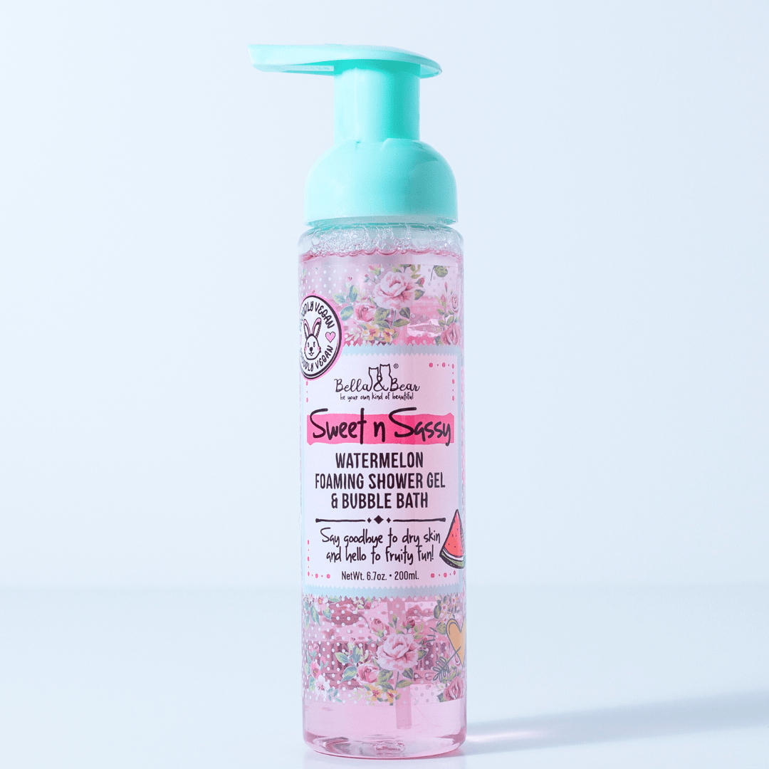Bella & Bear Sweet 'n' Sassy Watermelon Foaming Shower Gel & Bubble Bath