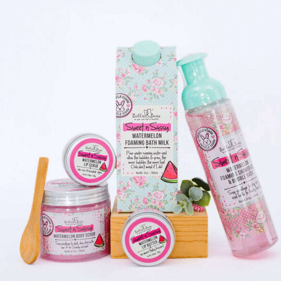 Bella & Bear 6.7oz Sweet 'n' Sassy Watermelon Body Scrub