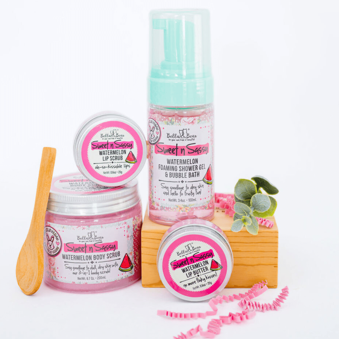 Bella & Bear Sweet 'n' Sassy Watermelon Lip Scrub