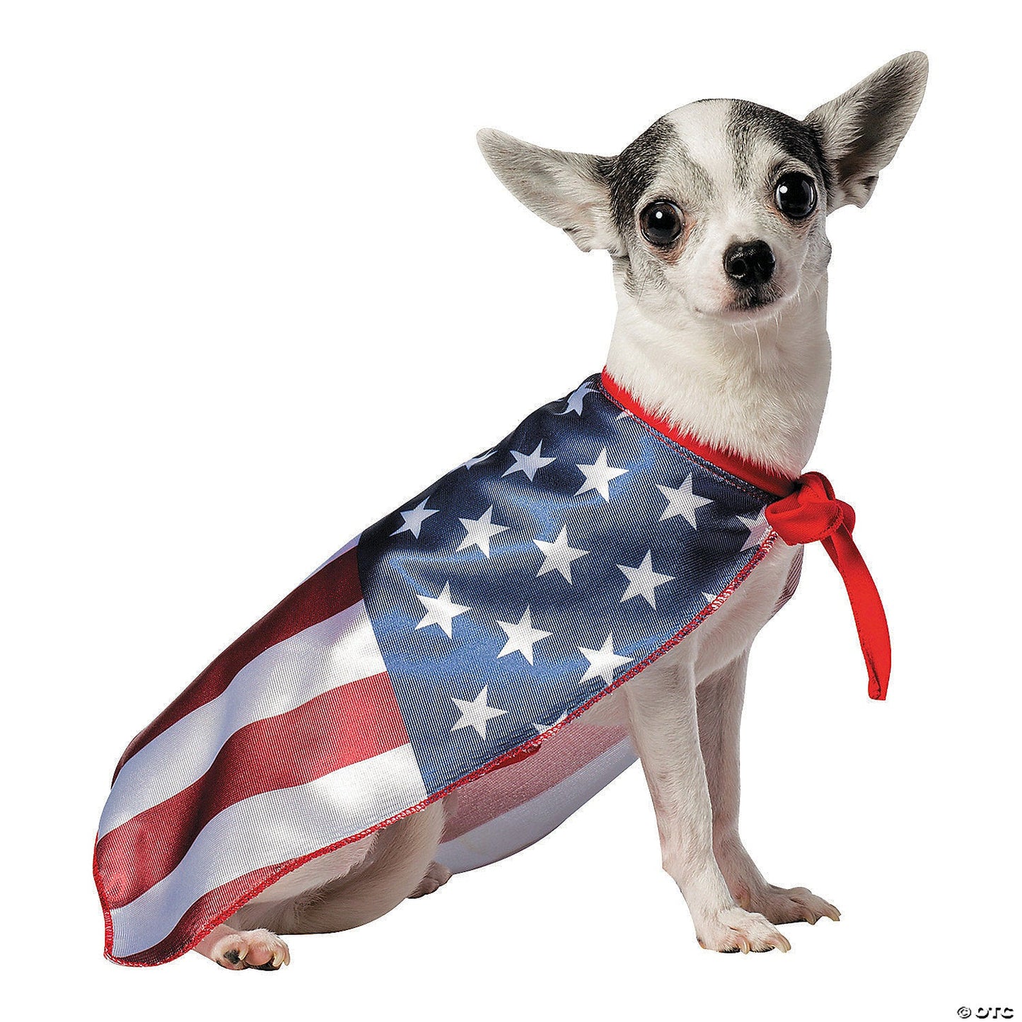 USA Flag Cape Dog Costume - Extra Small