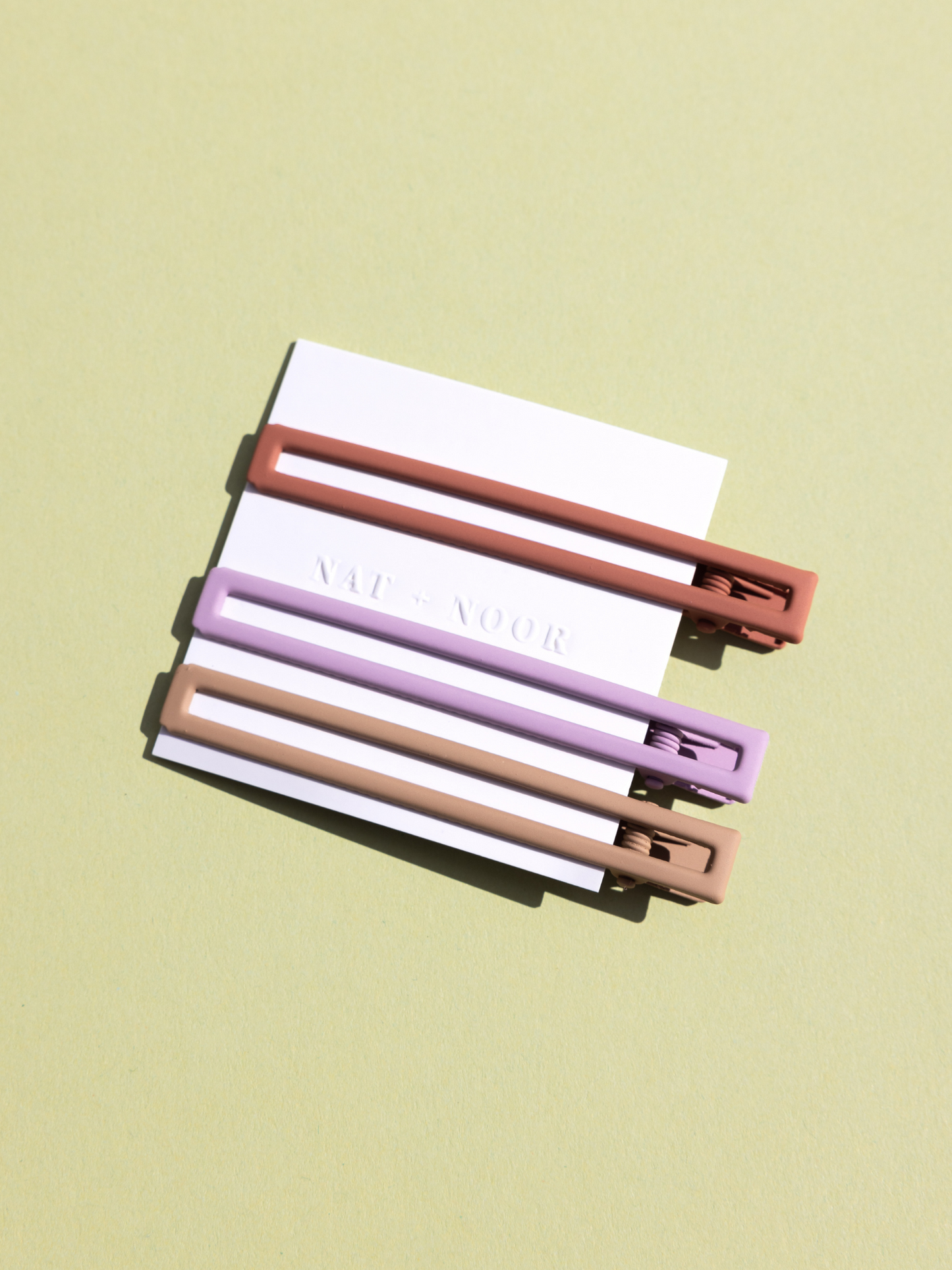 Yarrow Hair Clips - Sunset