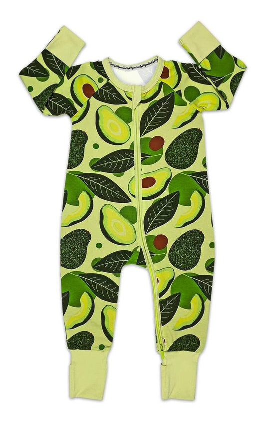 Avocados, Green Baby Pajamas