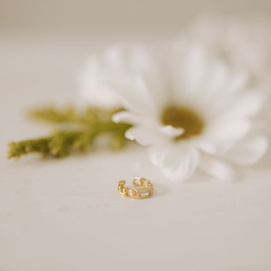 Sophie Baguette Diamond Ear Cuff