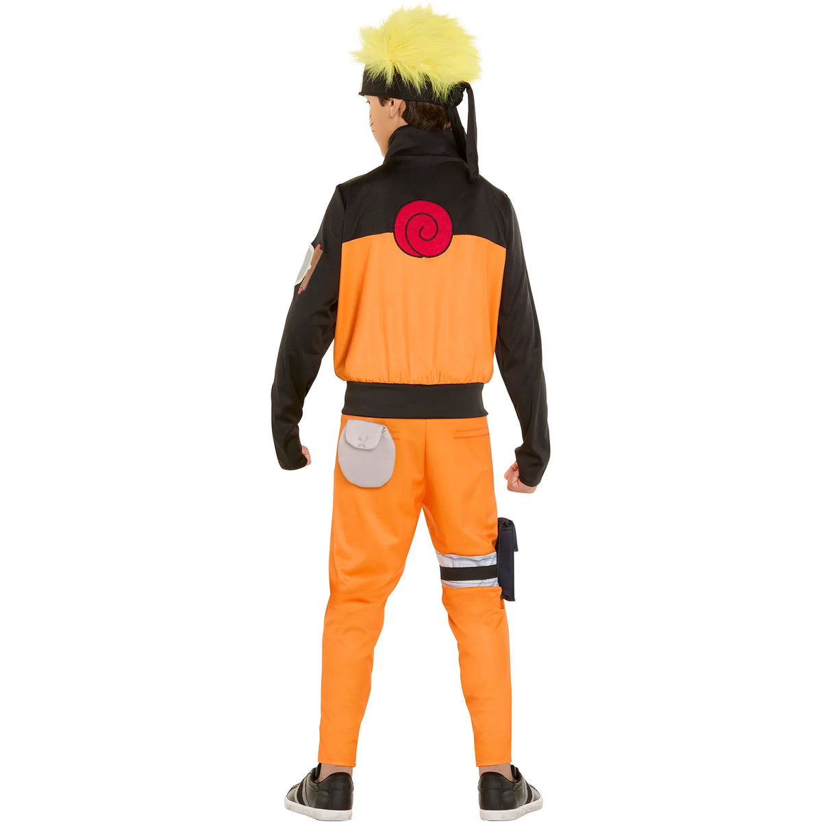 Child Naruto Shippuden Costume | Officially Licensed Kids Jumpsuit with Pouches & Headpiece