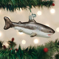 Great White Shark Christmas Ornament | Old World Christmas Glass Ocean Wildlife Gift