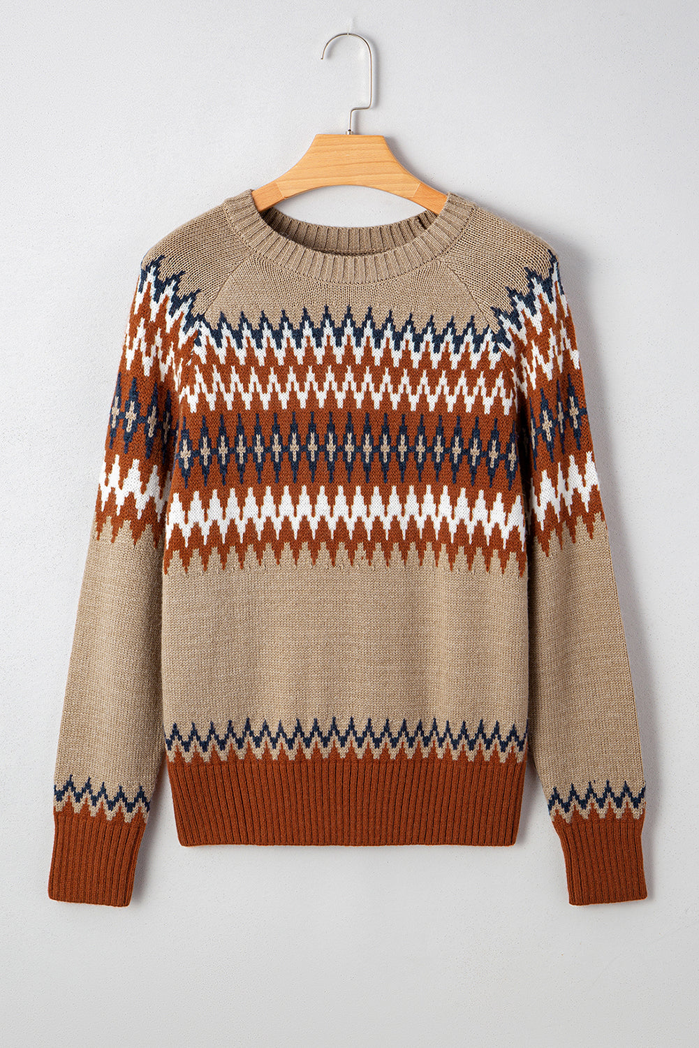 Eva Aztec Crew Neck Sweater