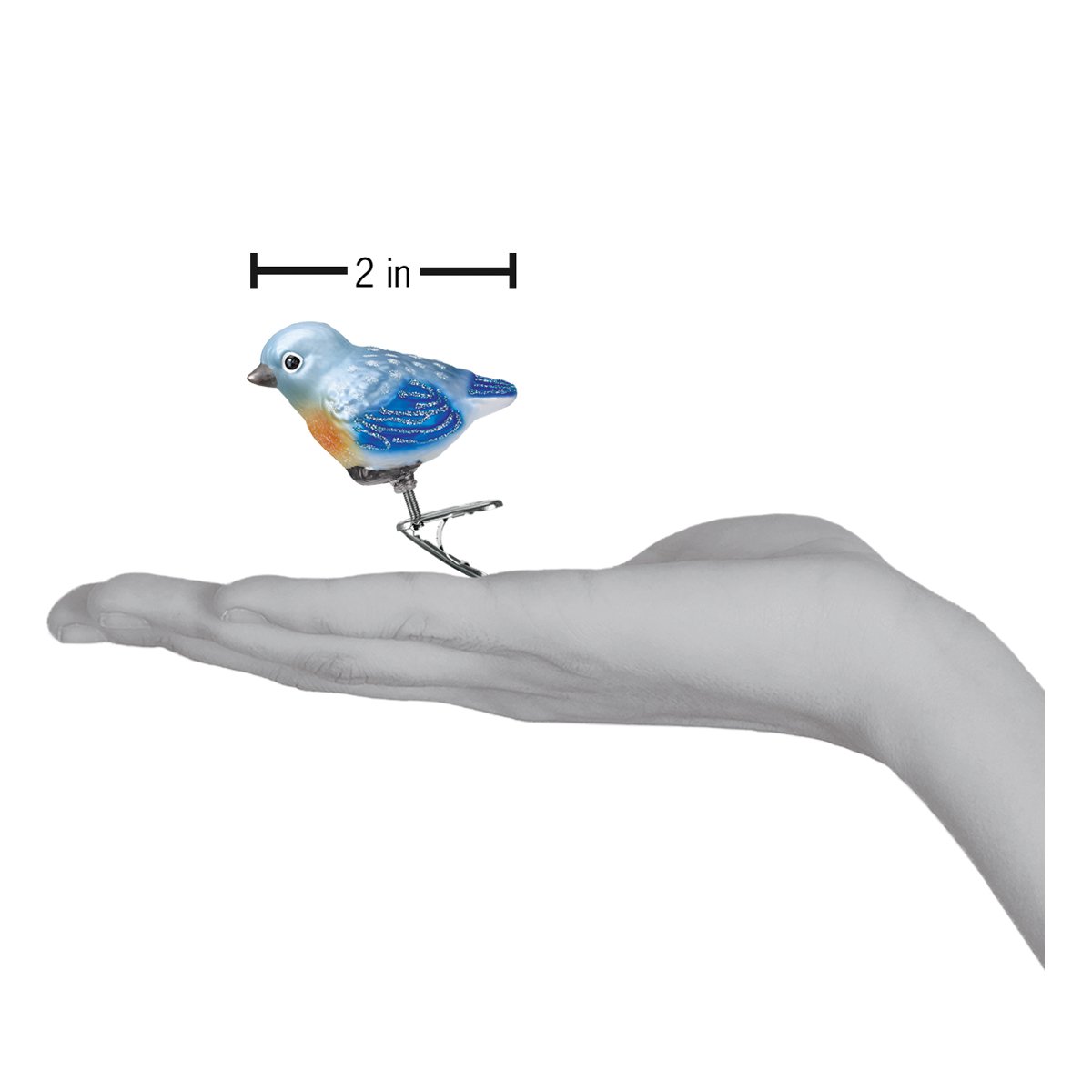 Baby Bluebird Ornament