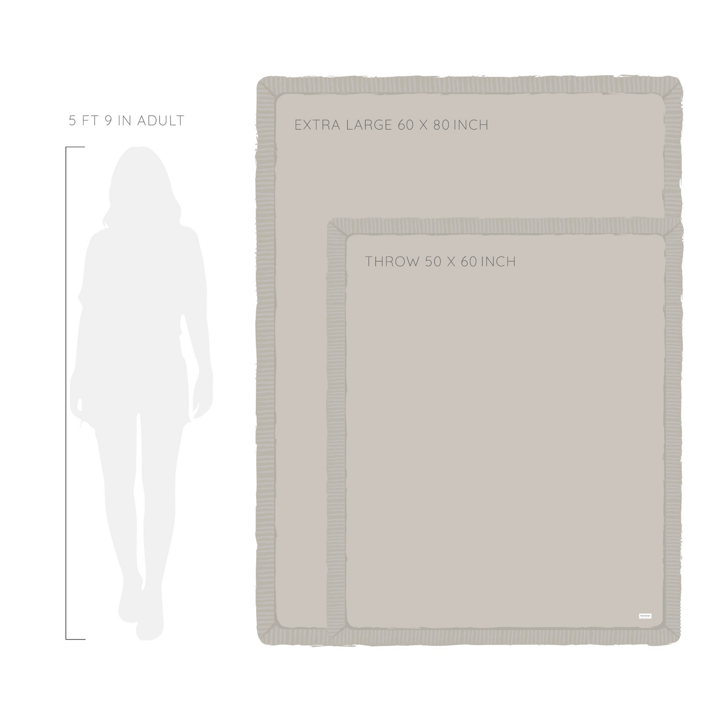 DOUBLE RUCHED FAUX FUR XL THROW BLANKETS