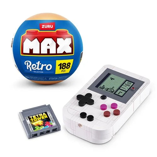 Max Premium Retro Series 2 Handheld Game Console Building Brick Capsule