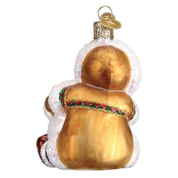 Eskimo Giggles Christmas Ornament | Old World Christmas Glass Winter Keepsake Gift