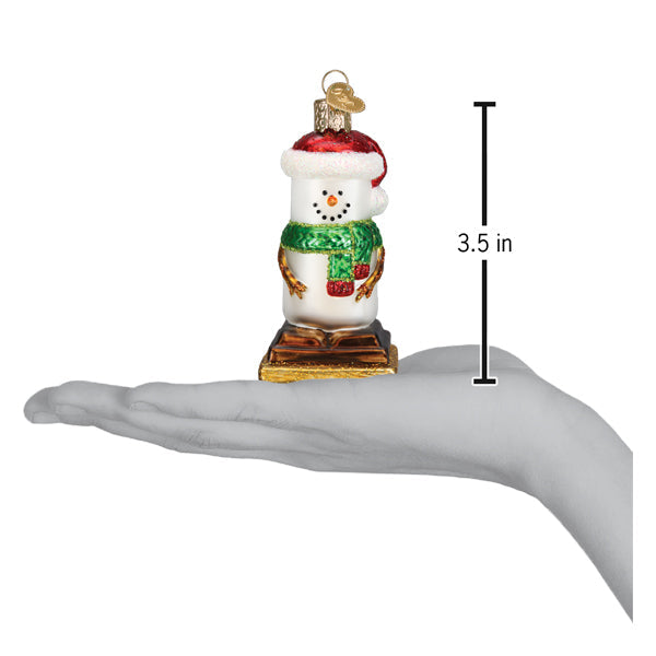 S'mores Snowman Ornament