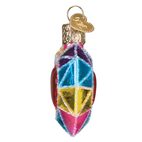 Faceted Heart Glass Christmas Ornament | Old World Christmas | Romantic Holiday Gift