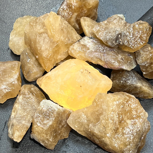 Citrine Crystal (Untreated) Rough Raw Stones (By The Piece or Pound)