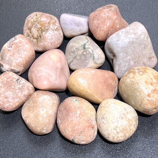 Large Pink Amethyst Crystal Tumbled Stones (By The Piece or Pound)