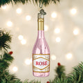 Rosé Wine Christmas Ornament | Old World Christmas Glass Wine Lover Keepsake Gift